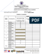 TEMPLATE School Consolidated Data On The Number of NLC Learners