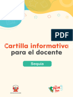 Cartilla Informativa para El Docente Sequía