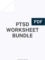 Trauma and PTSD Worksheet Bundle