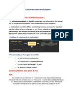 La Transmission en Modulation