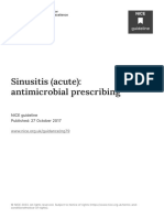 Sinusitis Acute Antimicrobial Prescribing PDF 1837642625989