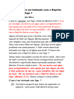 O Que Significa Ser Batizado Com o Espírito Santo e Com Fogo