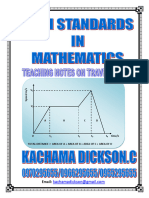 Teaching Notes On Travel Graphs