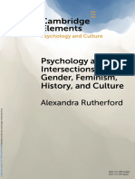 Psychology at The Intersections of Gender Feminism History and Culture