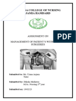 Assignment CAD and MGT of Cardiac PT