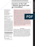 Polypoid Lesions of The Gallbladder Disease Spectrum With Pathologic Correlation