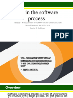 LECTURE 4 HCI in The Software Process