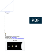 Solar System: Article Talk Read View Source View History