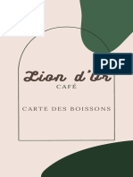 Lion D'or: Carte Des Boissons