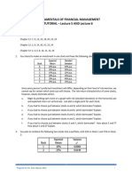 IUFM - Lecture 5 and Lecture 6 - Homework Handouts