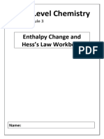 Y12 3.2.1 Enthalpy Change and Hess - S Law Workbook