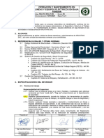 EST-001-ARU-DePEL - Operacion y Mantenimiento en Lineas y Equipos en Baja Tension