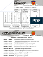 Calendarización Del Año Escolar 2021 Nsv-Victorias School