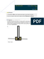 Prova AV 1 ESTACIO 2021 Mecânica Dos Solidos