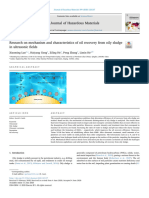 Research On Mechanism and Characteristics of Oil Recovery From Oily Sludge in Ultrasonic Fields