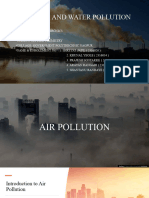 Presentation On Air and Water Pollution