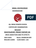 Dhanush Biology Project.