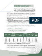 46 Gestion Budgetaire Et Comptable Du Departement de Lagriculture