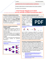 Chapitre 11 - Transformation Nucléaire - AD 2