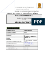 Lógica Matemática: Escuela Profesional de Ingeniería Electrónic