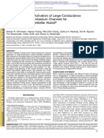 Discovery of Novel Activators of Large-Conductance Calcium-Activated Potassium Channels For The Treatment of Cerebellar Ataxia