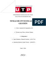 Temas de Investigacion Gestion Word