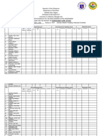 CLASS Reading Profile - Indicator 10