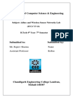 Adhoc and Wireless Sensor Networks  