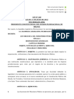 Texto Ordenado: Texto Ac Tualiz Ado (Vigente) Texto Modific Ado (No Vigente) Texto Históric o (No Vigente)