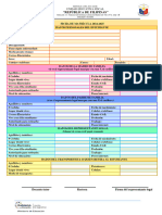 Ficha de Matrícula y Acta Compromiso 2024-2025