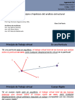 Clase 2 - U2 - Principio e Hipótesis Del Análisis Estructural