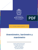 Anemómetro, Barómetro y Manómetro