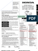 Honda 160cc Manual