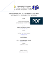 Implementación de Un Clúster de Alto Rendimiento en La ENES Morelia (Tesis Ejemplo)