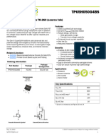 Tp65H050G4Bs: 650V Supergan Fet in To-263 (Source Tab)