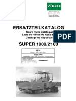 Ersatzteilkatalog: Spare Parts Catalogue Liste de Pièces de Rechange Catálogo de Repuestos