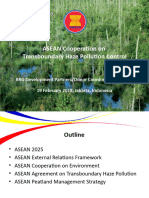 ASEAN - ENV PPT ASEAN Cooperation On Haze and Peatlands (Asof19feb2018) Final