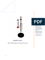 Physics IA (Practice Graded)