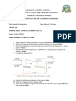 Food Plant Design Set 1 Questions