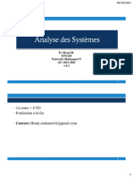 Analyse Des Systemes