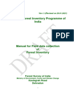 Revised Forest Inventory Manual Fsi