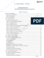 HYDROSELECT - Version 3.0 - For Public Consultation