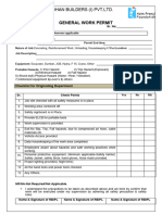 EHS-WP-01 General Work Permit