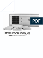 Tri-Data CartriFile Instruction Manual