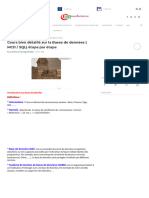 Cours Bien Détaillé Sur La Bases de Données (MCD - SQL) Étape Par Étape