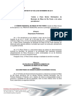 Plano Diretor Lei N 037 - Ribas Do Rio Pardo