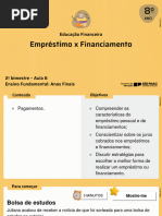 Empréstimo X Financiamento: Educação Financeira