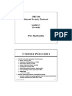 Internet Insecurity: INFS 766 Internet Security Protocols