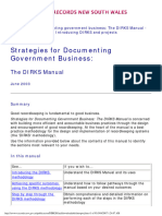 Strategies For Documenting Government Business The DIRKS Manual