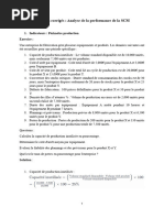 Série - Exercices Corrigés KPI - SCM 2